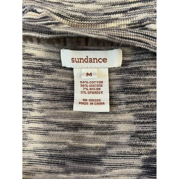 Sundance Slice Of Sky Space Dye Knit Button Down V-Neck Cardigan Size Medium - Picture 4 of 7